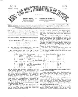 Berg- und hüttenmännische Zeitung Freitag 8. Mai 1874