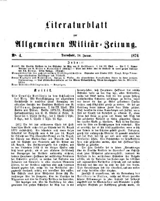 Allgemeine Militär-Zeitung Mittwoch 28. Januar 1874