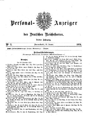 Allgemeine Militär-Zeitung Mittwoch 14. Januar 1874