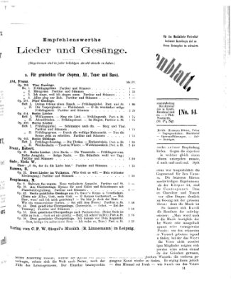 Musikalisches Wochenblatt Freitag 3. April 1874