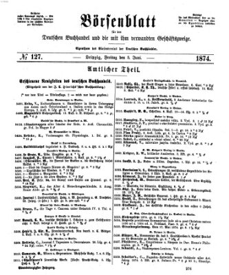 Börsenblatt für den deutschen Buchhandel Freitag 5. Juni 1874