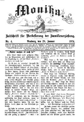 Katholische Schulzeitung (Bayerische Schulzeitung) Mittwoch 28. Januar 1874