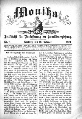 Katholische Schulzeitung (Bayerische Schulzeitung) Mittwoch 18. Februar 1874