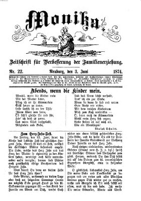 Katholische Schulzeitung (Bayerische Schulzeitung) Mittwoch 3. Juni 1874