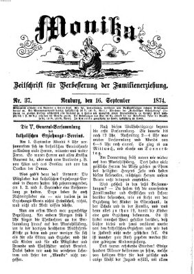 Katholische Schulzeitung (Bayerische Schulzeitung) Mittwoch 16. September 1874