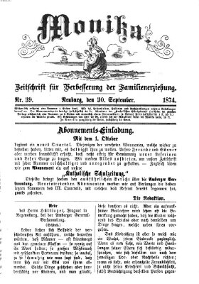 Katholische Schulzeitung (Bayerische Schulzeitung) Mittwoch 30. September 1874