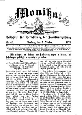 Katholische Schulzeitung (Bayerische Schulzeitung) Mittwoch 7. Oktober 1874