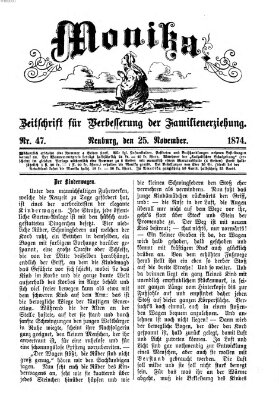 Katholische Schulzeitung (Bayerische Schulzeitung) Mittwoch 25. November 1874