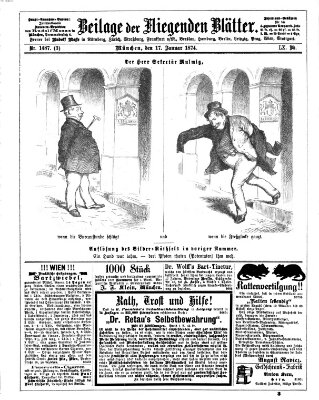 Fliegende Blätter Samstag 17. Januar 1874