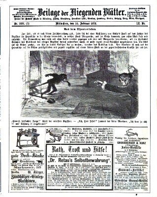 Fliegende Blätter Samstag 14. Februar 1874