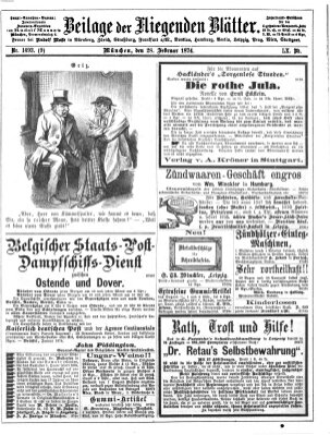 Fliegende Blätter Samstag 28. Februar 1874