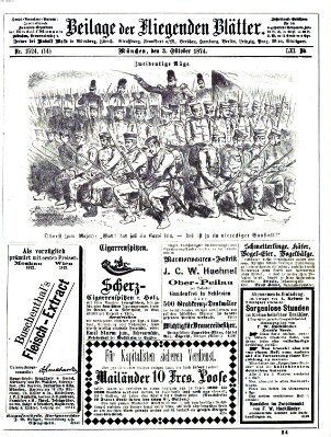 Fliegende Blätter Samstag 3. Oktober 1874