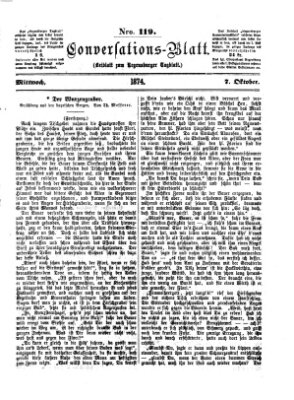 Regensburger Conversations-Blatt (Regensburger Tagblatt) Mittwoch 7. Oktober 1874