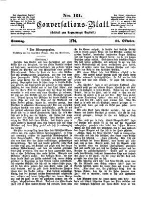 Regensburger Conversations-Blatt (Regensburger Tagblatt) Sonntag 11. Oktober 1874