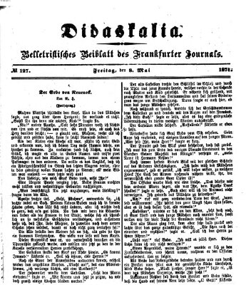 Didaskalia Freitag 8. Mai 1874