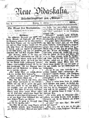 Neue Didaskalia (Pfälzer) Freitag 2. Januar 1874