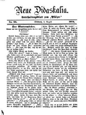 Neue Didaskalia (Pfälzer) Mittwoch 5. August 1874