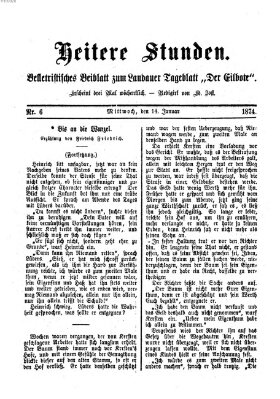 Heitere Stunden (Der Eilbote) Mittwoch 14. Januar 1874