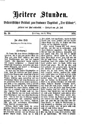 Heitere Stunden (Der Eilbote) Freitag 6. März 1874