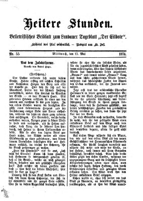 Heitere Stunden (Der Eilbote) Mittwoch 13. Mai 1874