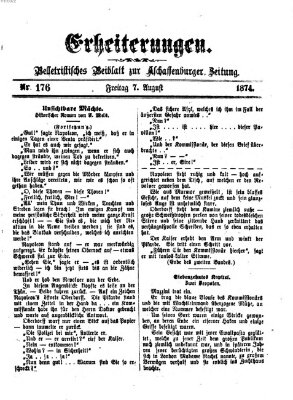 Erheiterungen (Aschaffenburger Zeitung) Freitag 7. August 1874