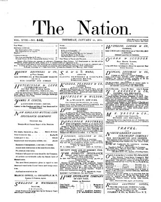 The nation Donnerstag 15. Januar 1874