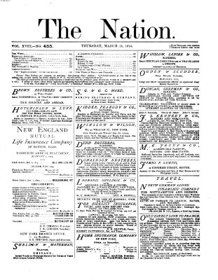 The nation Donnerstag 19. März 1874