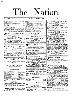 The nation Donnerstag 21. Mai 1874