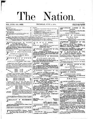 The nation Donnerstag 4. Juni 1874