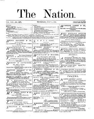 The nation Donnerstag 9. Juli 1874