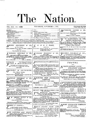 The nation Donnerstag 5. November 1874