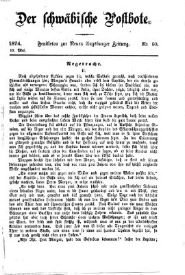 Der schwäbische Postbote (Neue Augsburger Zeitung) Dienstag 19. Mai 1874