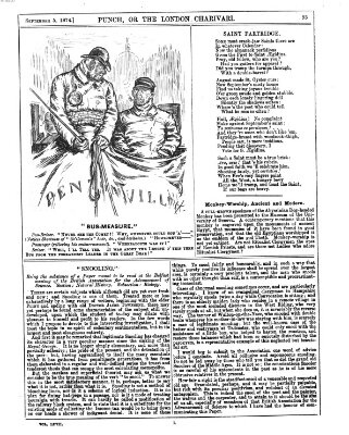 Punch Samstag 5. September 1874