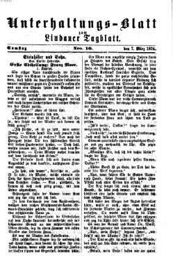 Lindauer Tagblatt für Stadt und Land. Unterhaltungs-Blatt zum Lindauer Tagblatt (Lindauer Tagblatt für Stadt und Land) Samstag 7. März 1874