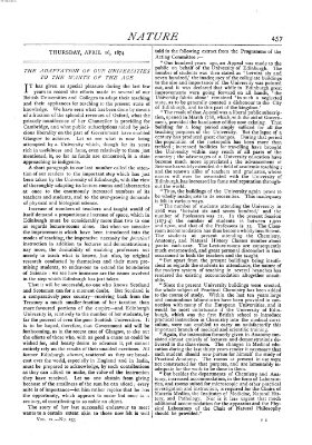 Nature Donnerstag 16. April 1874