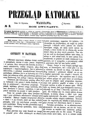 Przegląd Katolicki Donnerstag 15. Januar 1874