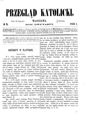 Przegląd Katolicki Donnerstag 29. Januar 1874