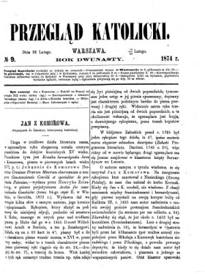 Przegląd Katolicki Donnerstag 26. Februar 1874