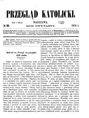 Przegląd Katolicki Donnerstag 5. März 1874