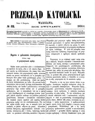 Przegląd Katolicki Donnerstag 6. August 1874