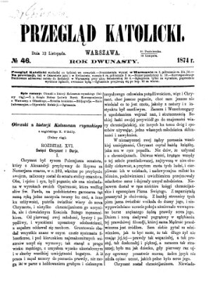 Przegląd Katolicki Donnerstag 12. November 1874