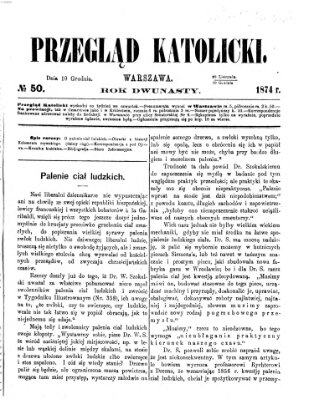 Przegląd Katolicki Donnerstag 10. Dezember 1874