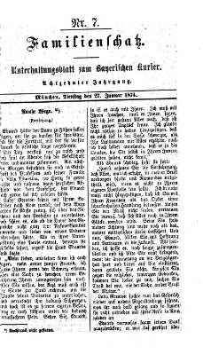 Familienschatz (Bayerischer Kurier) Dienstag 27. Januar 1874