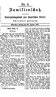 Familienschatz (Bayerischer Kurier) Freitag 30. Januar 1874