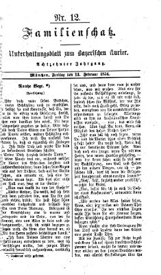 Familienschatz (Bayerischer Kurier) Freitag 13. Februar 1874