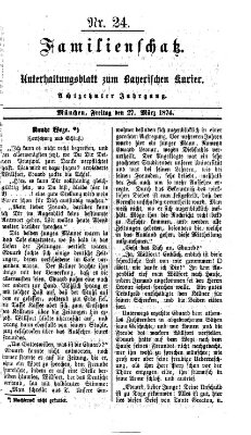 Familienschatz (Bayerischer Kurier) Freitag 27. März 1874