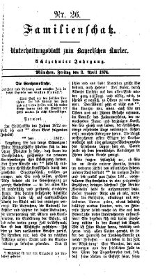 Familienschatz (Bayerischer Kurier) Freitag 3. April 1874