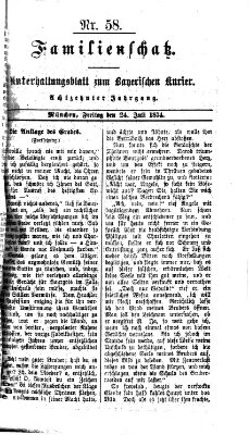 Familienschatz (Bayerischer Kurier) Freitag 24. Juli 1874