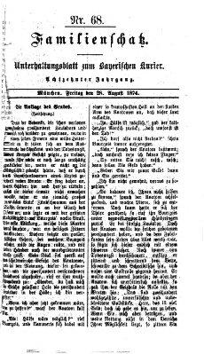 Familienschatz (Bayerischer Kurier) Freitag 28. August 1874