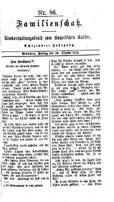 Familienschatz (Bayerischer Kurier) Freitag 30. Oktober 1874